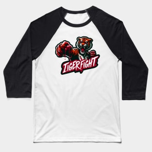 Tiger Fight Baseball T-Shirt